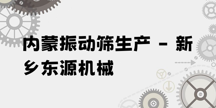 內(nèi)蒙振動(dòng)篩生產(chǎn) - 新鄉(xiāng)東源機(jī)械