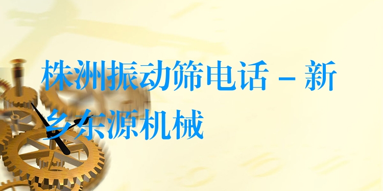 株洲振動篩電話 - 新鄉(xiāng)東源機(jī)械
