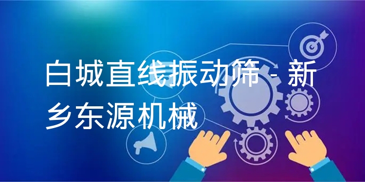 白城直線(xiàn)振動(dòng)篩 - 新鄉(xiāng)東源機(jī)械