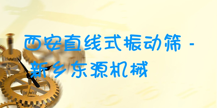 西安直線式振動篩 - 新鄉(xiāng)東源機械
