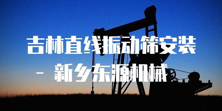 吉林直線振動篩安裝 - 新鄉(xiāng)東源機(jī)械
