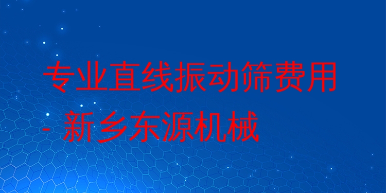 ***直線振動(dòng)篩費(fèi)用 - 新鄉(xiāng)東源機(jī)械