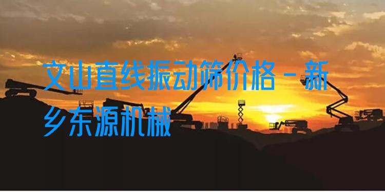 文山直線振動篩價(jià)格 - 新鄉(xiāng)東源機(jī)械
