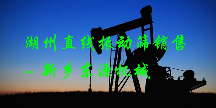 湖州直線振動篩銷售 - 新鄉(xiāng)東源機械