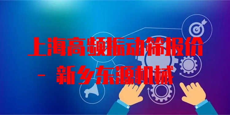 上海高頻振動(dòng)篩報(bào)價(jià) - 新鄉(xiāng)東源機(jī)械