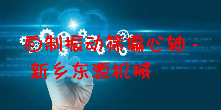 自制振動(dòng)篩偏心軸 - 新鄉(xiāng)東源機(jī)械