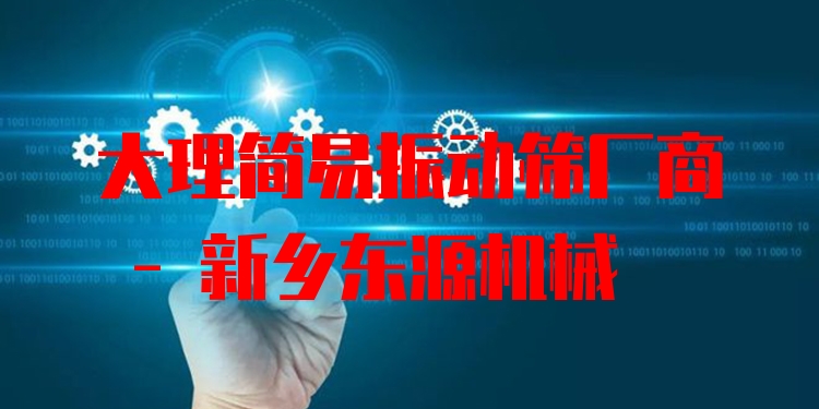 大理簡易振動篩廠商 - 新鄉(xiāng)東源機械