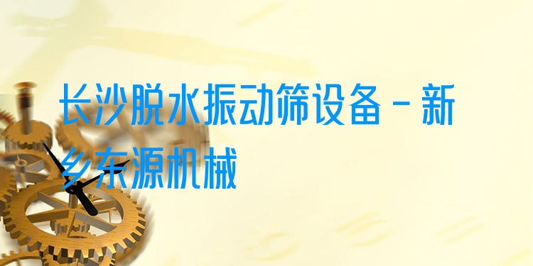 長(zhǎng)沙脫水振動(dòng)篩設(shè)備 - 新鄉(xiāng)東源機(jī)械