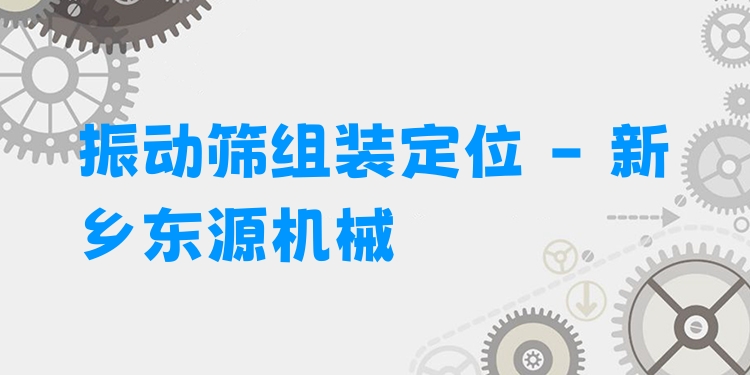 振動篩組裝定位 - 新鄉(xiāng)東源機(jī)械