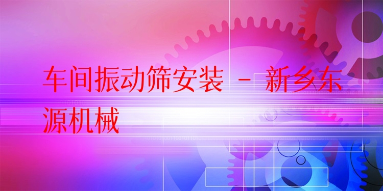 車間振動(dòng)篩安裝 - 新鄉(xiāng)東源機(jī)械